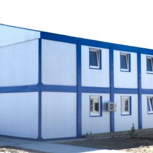 модульное двухэтажное здание