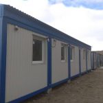Modular building with standard block containers