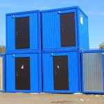 Residential block containers for the construction of the M-18 highway