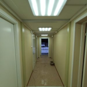 офисное модульное здание внутри