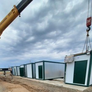 сборка модульного здания