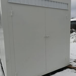 технический блок-контейнер с воротами