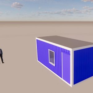 блок-контейнер рендер