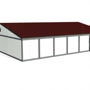 3d модель модульного здания